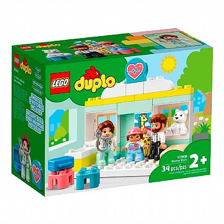 Brinquedo - LEGO Duplo - Visita ao Médico - 10968