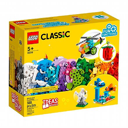 Brinquedo - LEGO Classic - Peças e Funções - 11019