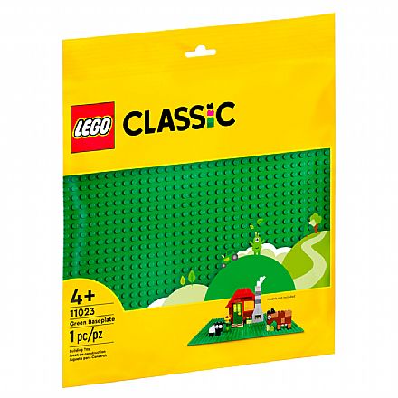 Brinquedo - LEGO Classic - Base de Construção Verde - 11023