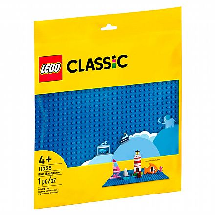 Brinquedo - LEGO Classic - Base de Construção Azul - 11025