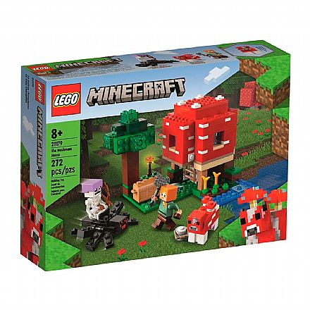 Brinquedo - LEGO Minecraft - A Casa Cogumelo - 21179
