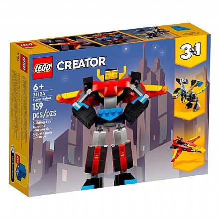Brinquedo - LEGO Creator 3 em 1 - Super Robô - 31124