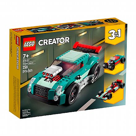 Brinquedo - LEGO Creator 3 em 1 - Piloto de Rua - 31127