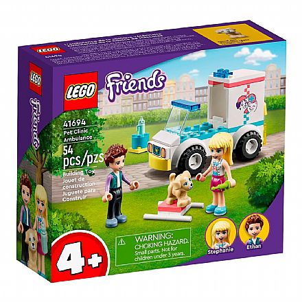 Brinquedo - LEGO Friends - Ambulância da Clínica Veterinária - 41694