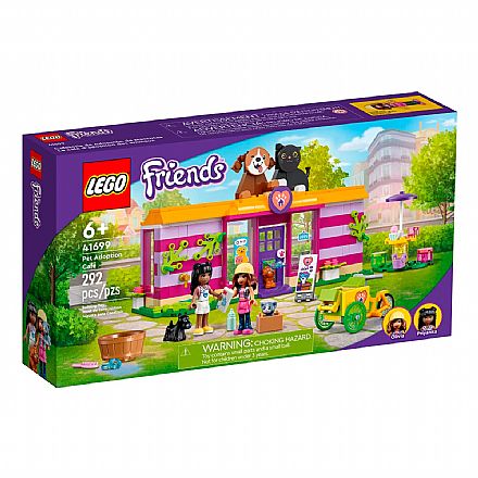 Brinquedo - LEGO Friends - Café de Adoção de Animais - 41699