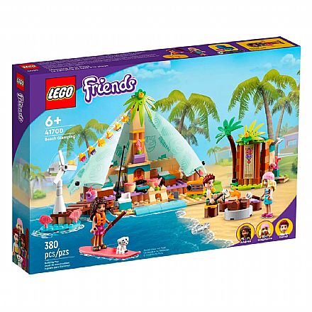 Brinquedo - LEGO Friends - Glamping na Praia - 41700
