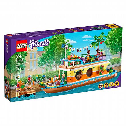 Brinquedo - LEGO Friends - Casa-Barco do Canal - 41702
