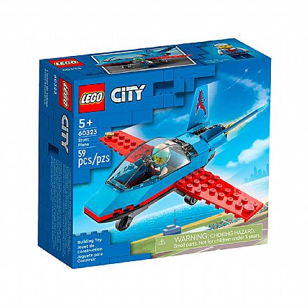 Brinquedo - LEGO City - Avião de Acrobacias - 60323