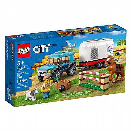 Brinquedo - LEGO City - Transportador de Cavalos - 60327