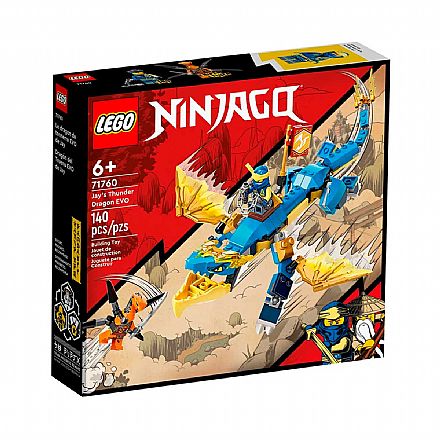 Brinquedo - LEGO Ninjago - Dragão Trovão EVO do Jay - 71760