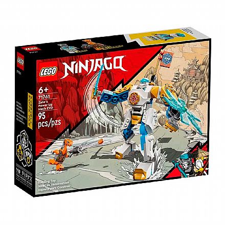 Brinquedo - LEGO Ninjago - Robô Power Up EVO do Zane - 71761