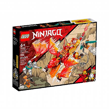 Brinquedo - LEGO Ninjago - Dragão do Fogo EVO do Kai - 71762