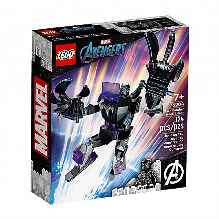 Brinquedo - LEGO Super Heroes Marvel - Armadura Robô do Pantera Negra - 76204