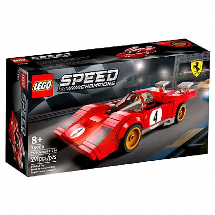 Brinquedo - LEGO Speed Champions - 1970 Ferrari 512 M - 76906
