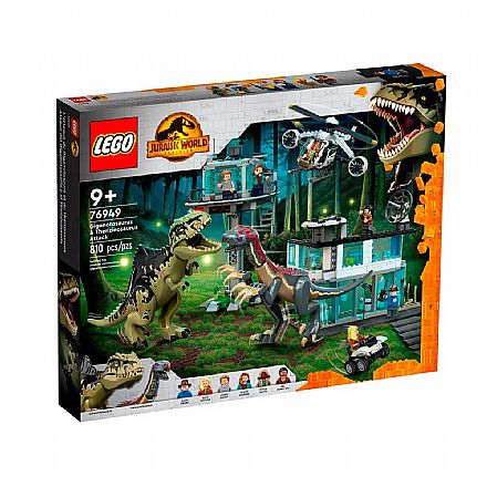 Brinquedo - LEGO Jurassic World - Ataque do Giganotossauro e do Therizinossauro - 76949