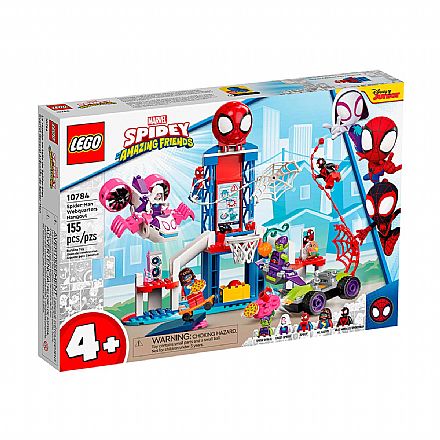 Brinquedo - LEGO Super Heroes Marvel - Esconderijo do Homem-Aranha - 10784