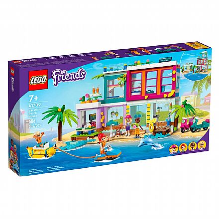 Brinquedo - LEGO Friends - Casa de Férias na Praia - 41709