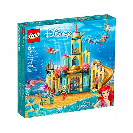 Brinquedo - LEGO Disney Princess - O Palácio Subaquático da Ariel - 43207