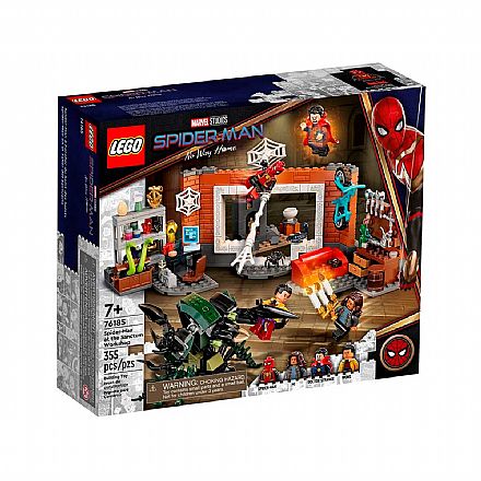Brinquedo - LEGO Super Heroes Marvel - Homem-Aranha na Oficina do Santuário - 76185
