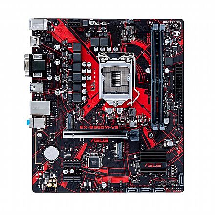 Placa Mãe para Intel - Asus Ex B560M V5 (LGA 1200 - DDR4 3200) - Chipset Intel B560 Express - USB 3.2 - Slot M.2 - 90MB16Q1-M0EAYM