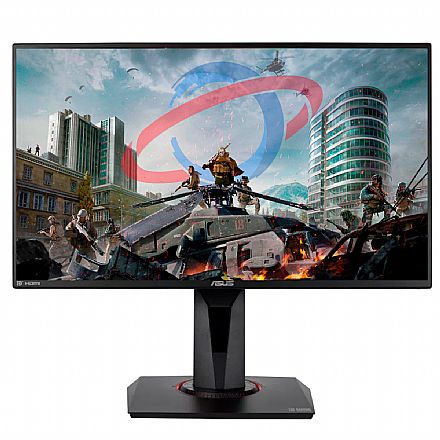 Monitor - Monitor Gamer 24.5" Asus VG259QR TUF Gaming - Full HD IPS - Regulagem de Altura e Rotação 90° - 165Hz - 1ms - AdaptiveSync - HDMI/DisplayPort