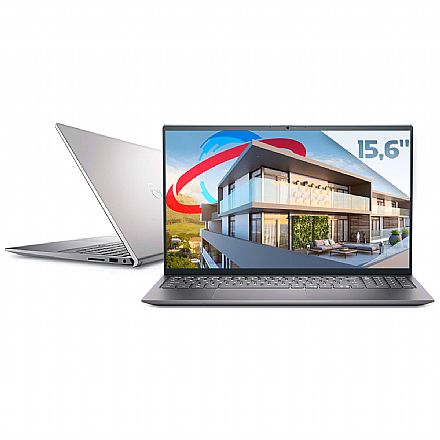 Notebook - Notebook Dell Inspiron i15-i1101-TM40S - Intel i7 11390H, RAM 16GB, SSD 512GB, Tela 15.6" Full HD Touchscreen, Windows 11 - Prata - Outlet