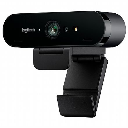 Webcam - Web Câmera Logitech Ultra HD Pro 4K - HDR - Windows Hello - Microfone Duplo - 960-001178