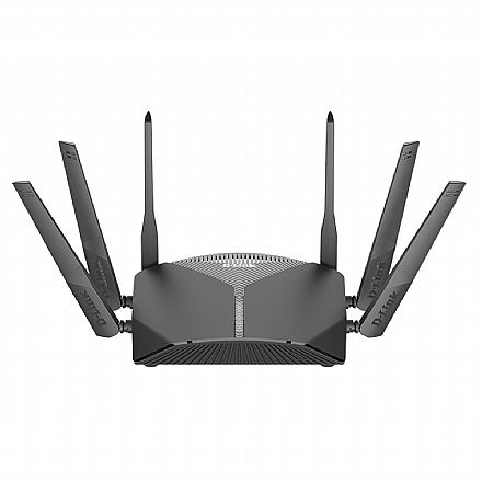 Roteador, Repetidor & Acess Point - Roteador Wi-Fi D-Link EXO Smart Mesh DIR-3040 AC3000 - Gigabit - MU-MIMO - Tecnologia Wi-Fi MESH - Controle de Voz por Assistentes Google e Alexa