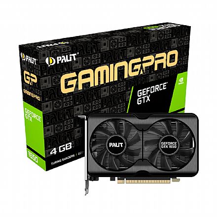 Placa de Vídeo - GeForce GTX 1650 4GB GDDR6 128bits - GamingPro - PALIT NE6165001BG1-1175A