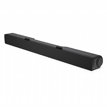 Caixa de Som - Soundbar para Monitores Dell - Controle de Volume - 2.5W - Conector USB e P3 - AC511M - Outlet - Garantia 90 dias