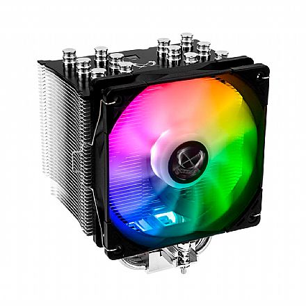 Cooler CPU - Cooler Scythe Mugen 5 RGB Edition - (AMD/Intel) - Soquete LGA 1200 / 1150 / 1151 / 1155 / 1156 - SCMG-5100BK