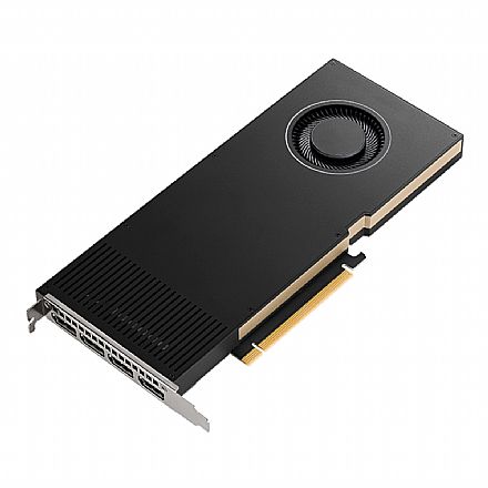 Placa de Vídeo - Placa Gráfica Nvidia Quadro RTX A4000 16GB GDDR6 256bits - PNY VCNRTXA4000-PB