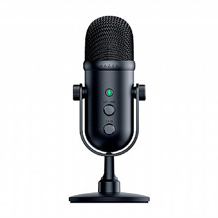 Acessorios de som - Microfone Razer Seiren V2 Pro - Pedestal Ajustável - USB - Controles Integrados - RZ19-04040100-R3U1