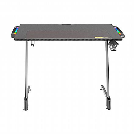 Móveis - Mesa Gamer Bright Nuker - Até 120Kg - RGB - 100 x 60 x 75cm - MG001