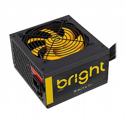 Fonte - Fonte 550W Bright FT001 - PFC Ativo - ATX