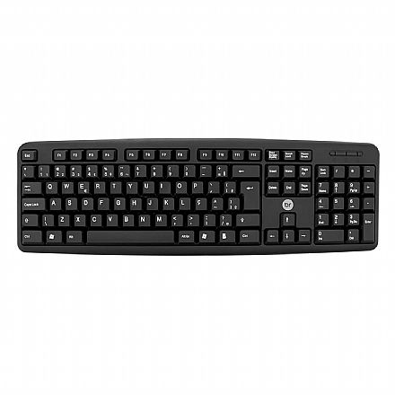 Teclado - Teclado USB Bright Basic - ABNT2 - Preto - 0014