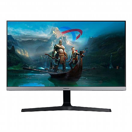 Monitor - Monitor 28" Samsung LU28R550UQLMZD - Ultra HD 4K - Painel IPS - 4ms - FreeSync - HDMI e DisplayPort