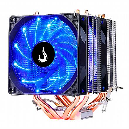 Cooler CPU - Cooler para Processador Rise Mode G700 - Intel / AMD - LED Azul - RM-AC-07-FB