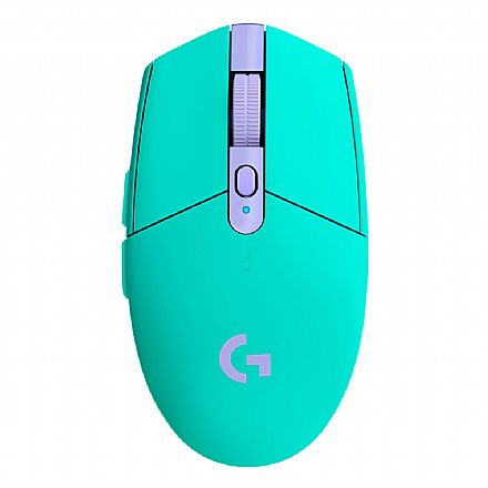 Mouse - Mouse Gamer Sem Fio Logitech G305 - G HUB - 12000dpi - 6 Botões - Lightspeed - Verde - 910-006377
