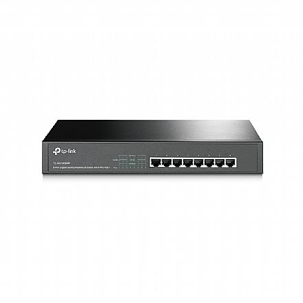 Rede Switch - Switch 8 Portas TP-Link TL-SG1008MP - Gigabit - PoE+