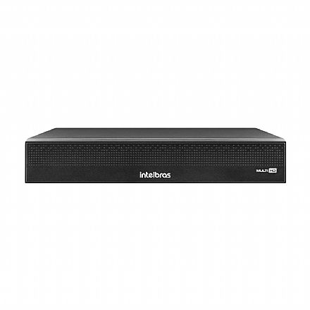 Segurança CFTV - DVR 8 Canais Intelbras MHDX 1008-C - Gravador Digital - Multi HD - IP, HDCVI, HDTVI e AHD - Compatibilidade ONVIF