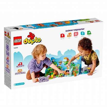 Brinquedo - LEGO Duplo - Animais Selvagens da América do Sul - 10973