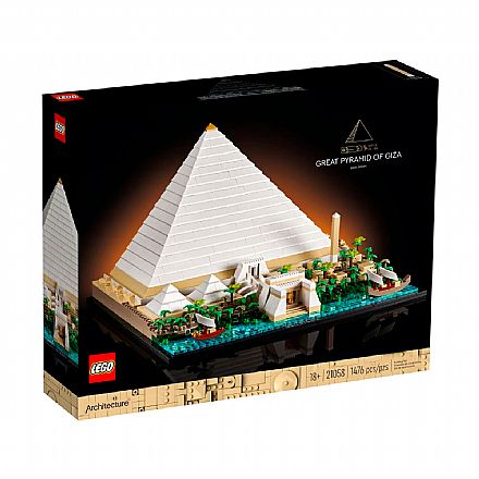 Brinquedo - LEGO Architecture - Grande Pirâmide de Gizé - 21058