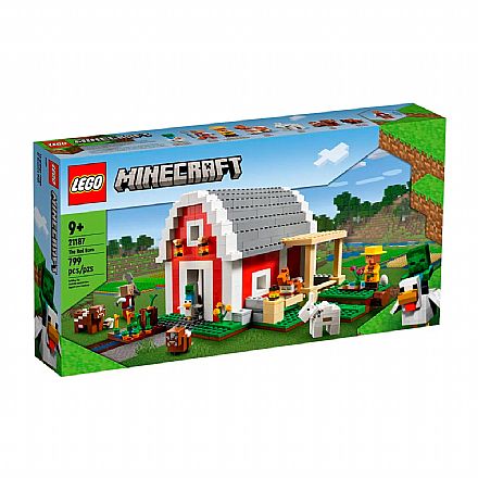 Brinquedo - LEGO Minecraft - O Celeiro Vermelho - 21187