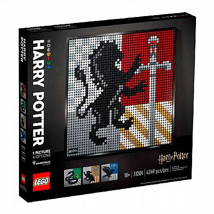 Brinquedo - LEGO Art - Harry Potter™ Hogwarts Brasões - 31201