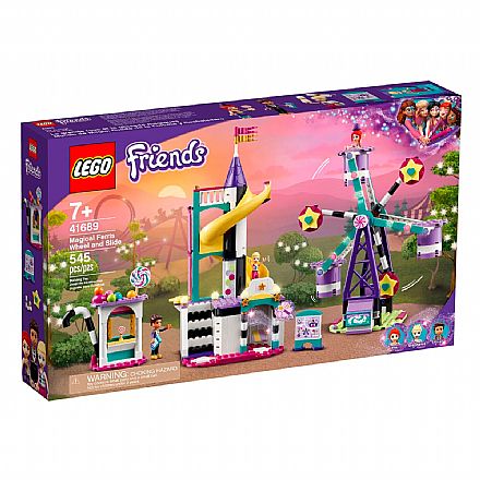 Brinquedo - LEGO Friends - Roda-Gigante e Escorregador - 41689