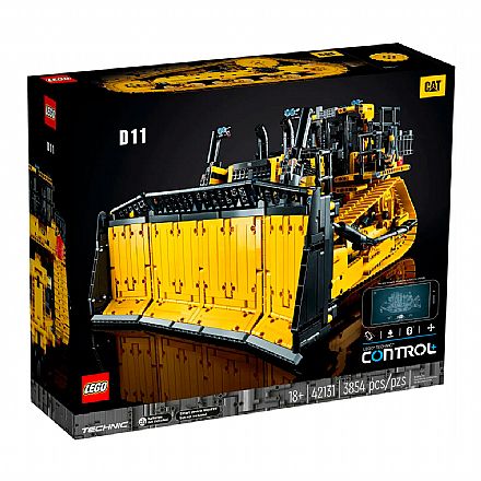 Brinquedo - LEGO Technic - Escavadeira Cat® D11 Controlada por Aplicativo - 42131