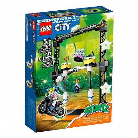 Brinquedo - LEGO City - O Desafio de Acrobacias Chocante - 60341