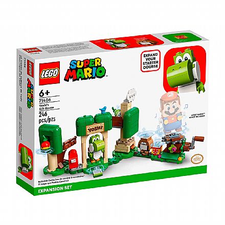 Brinquedo - LEGO Super Mario - A Casa dos Presentes de Yoshi - Pacote de Expansão - 71406
