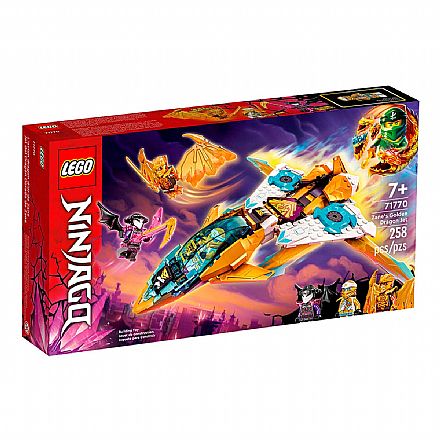 Brinquedo - LEGO Ninjago - Jato de Dragão Dourado de Zane - 71770